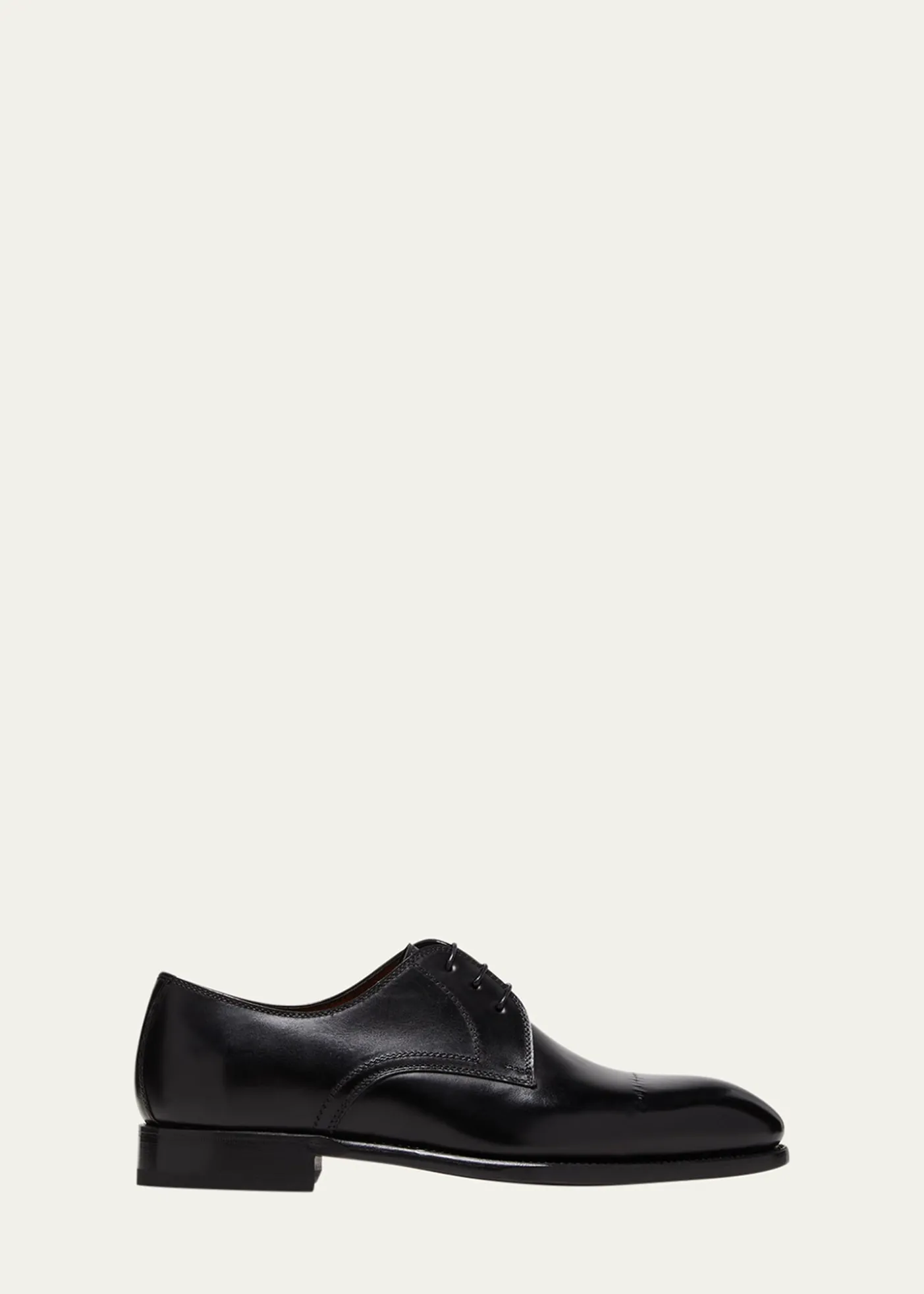 BontoniMen's Umberto Cap Toe Leather Derby Shoes