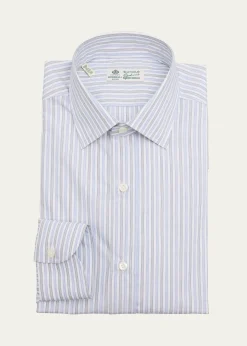 BorrelliMen's Cotton Multi-Stripe Dress Shirt