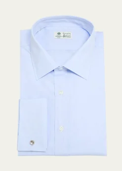 BorrelliMen's Cotton French-Cuff Dress Shirt