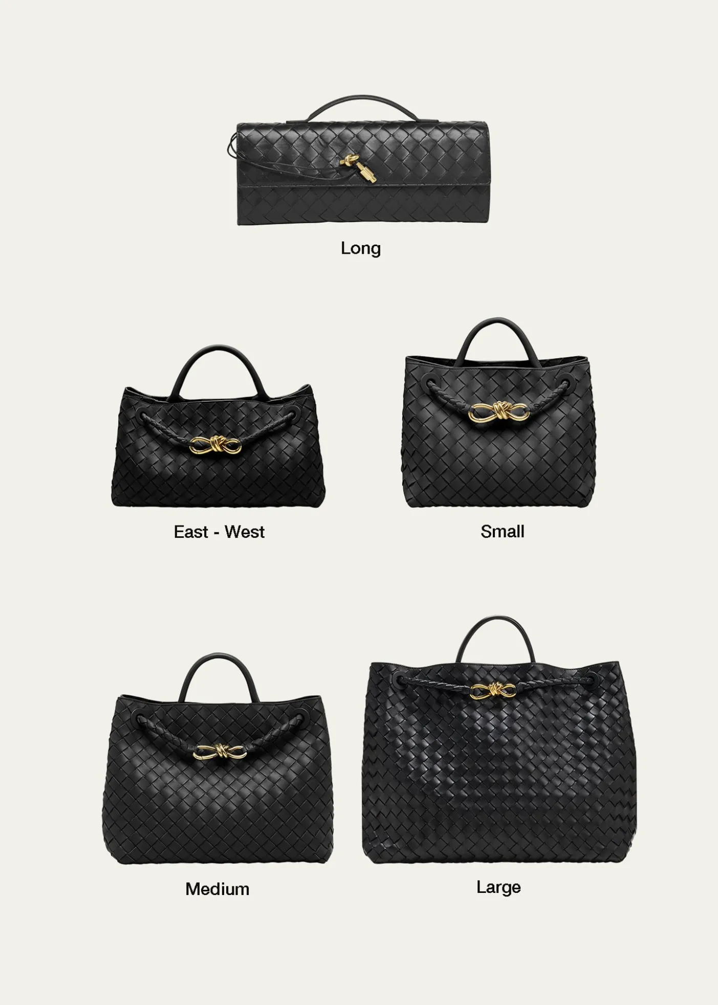 Bottega VenetaAndiamo Small Leather Top-Handle Bag