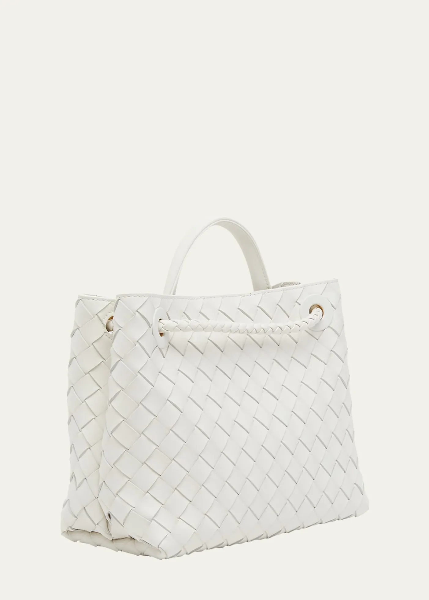 Bottega VenetaAndiamo Small Leather Top-Handle Bag