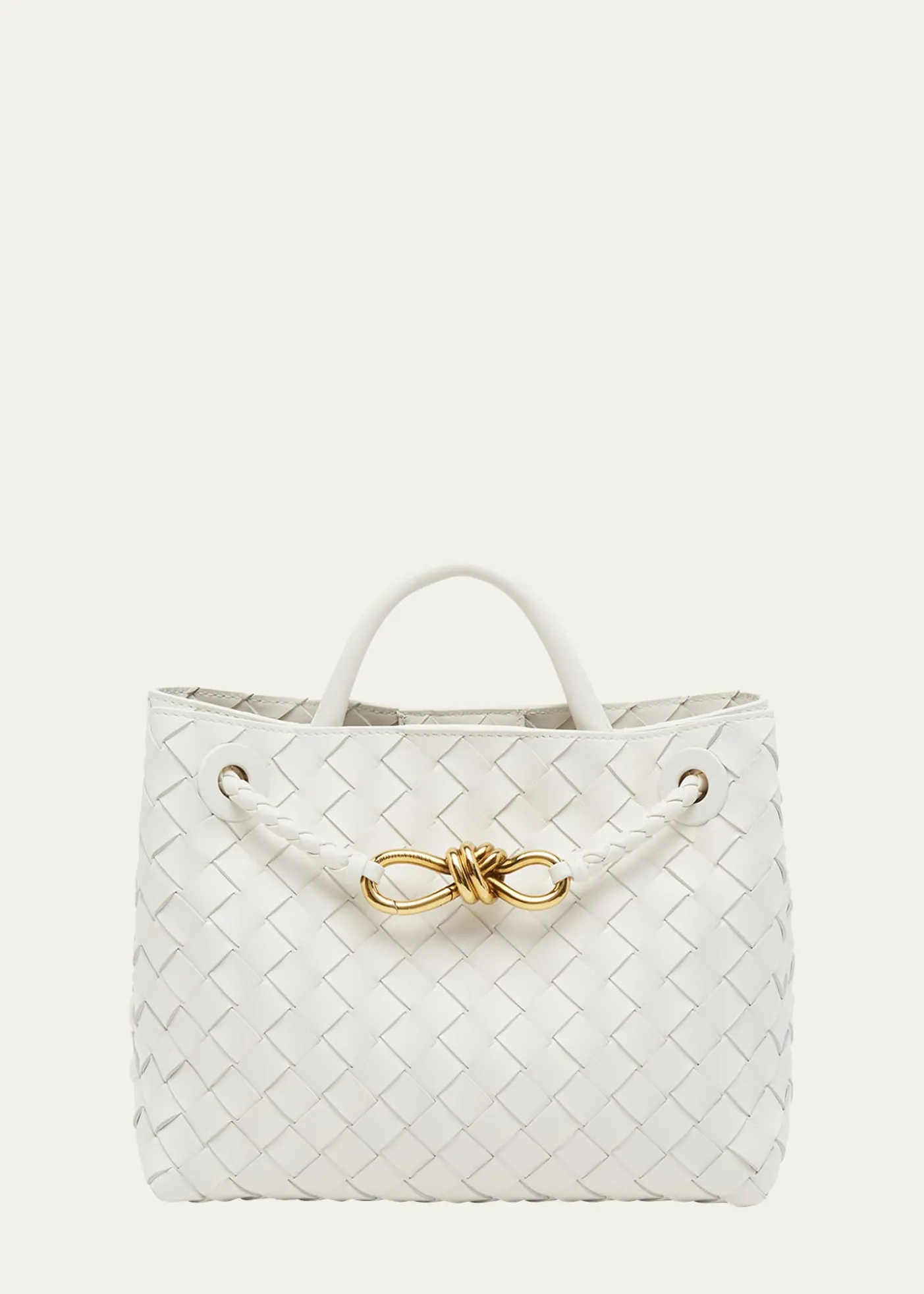 Bottega VenetaAndiamo Small Leather Top-Handle Bag