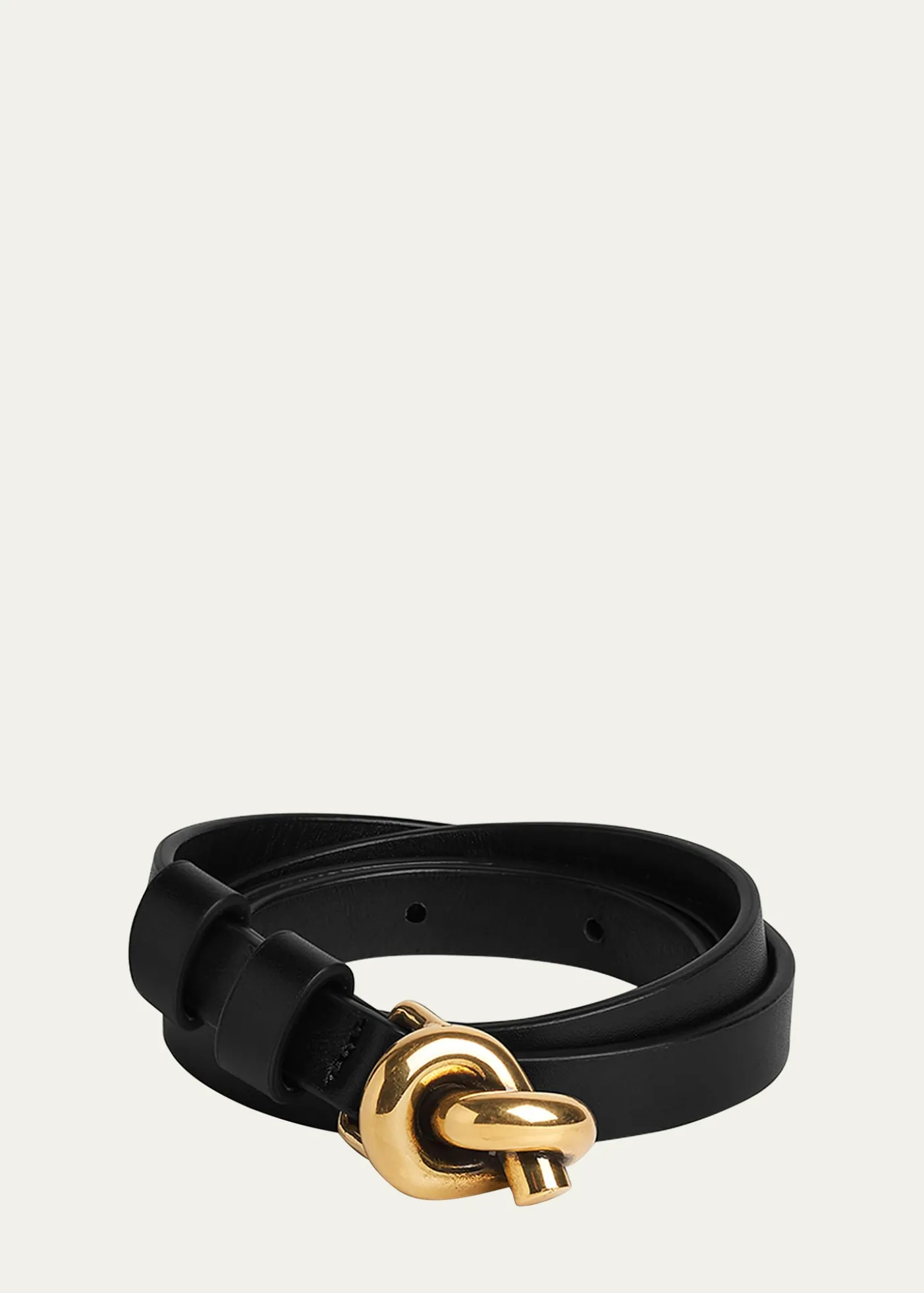 Bottega VenetaKnot Buckle Leather Belt