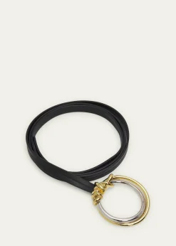 Bottega VenetaKnot Ring Leather Belt
