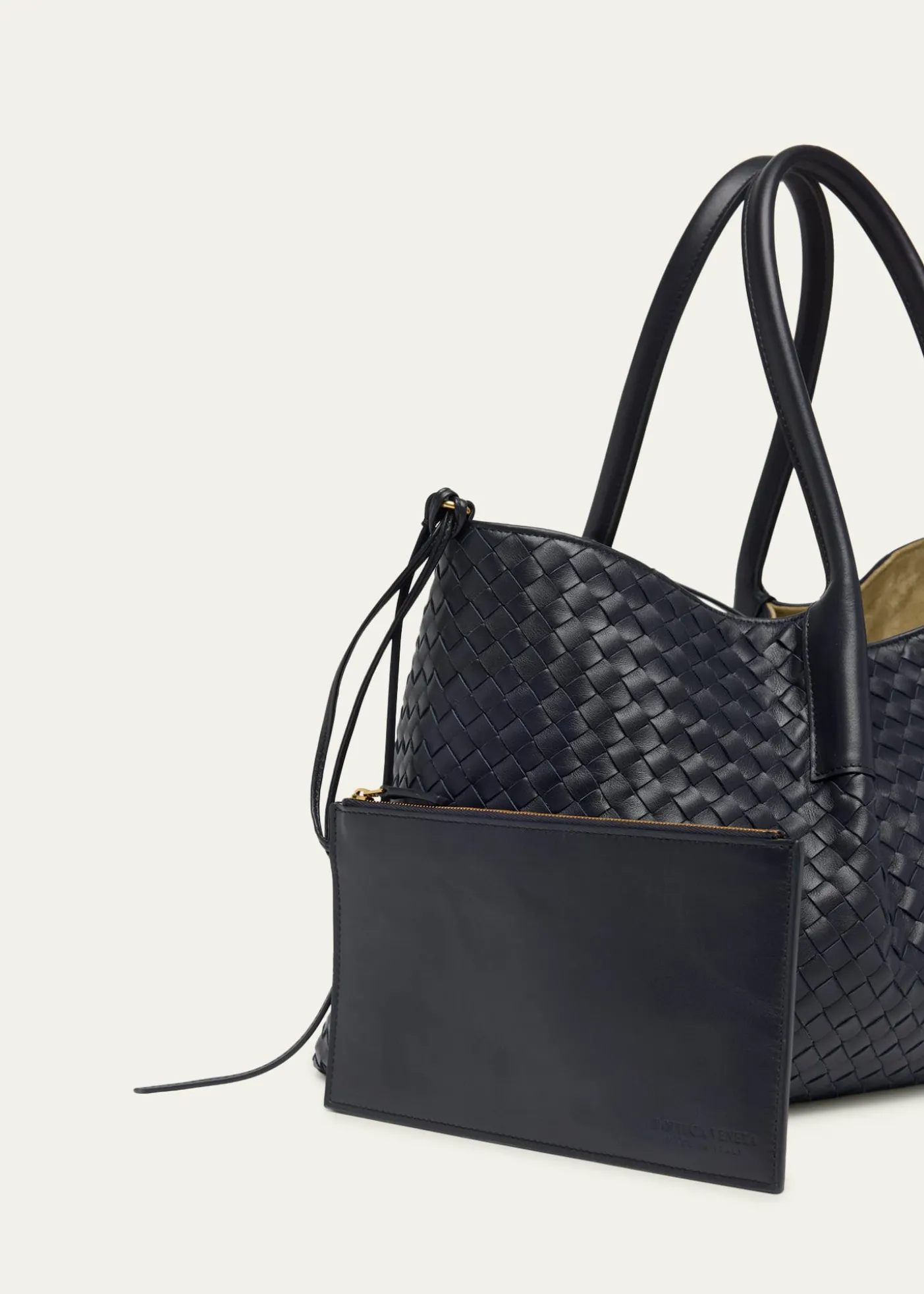 Bottega VenetaLarge Pinacoteca Reversible Leather Tote Bag