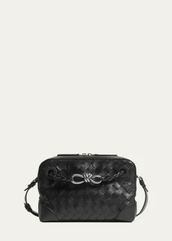 Bottega VenetaMen's Andiamo Intrecciato Leather Messenger Bag