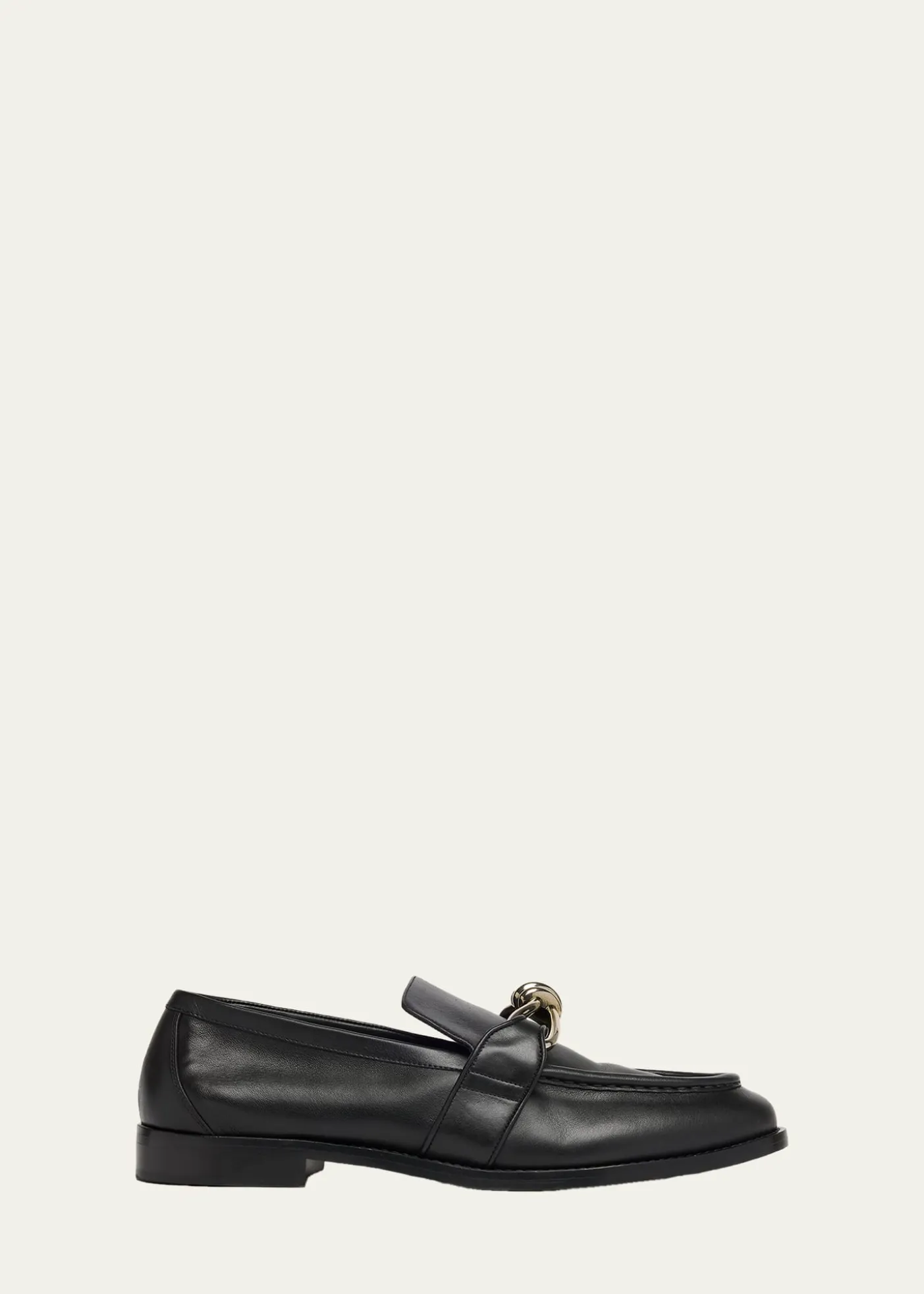 Bottega VenetaMen's Astaire Metallic Knot Napa Loafers