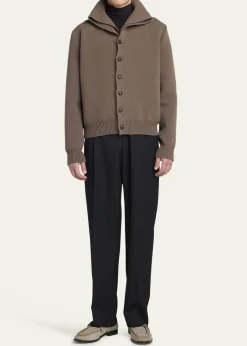 Bottega VenetaMen's Astaire Suede Knot Loafers