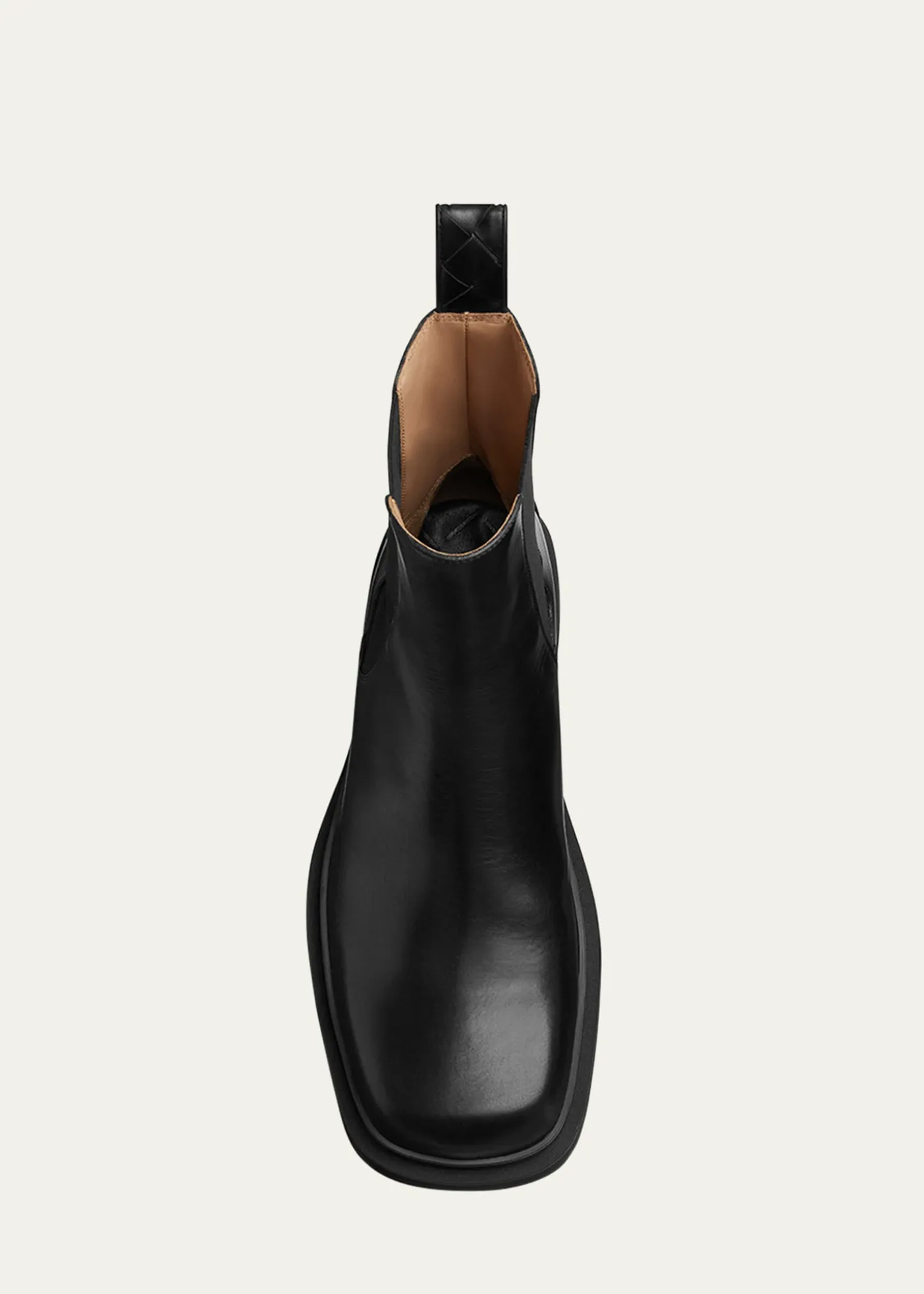 Bottega VenetaMen's Ben Smooth & Intrecciato Leather Chelsea Boots