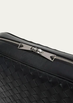 Bottega VenetaMen's Intrecciato Medium Crossbody Bag