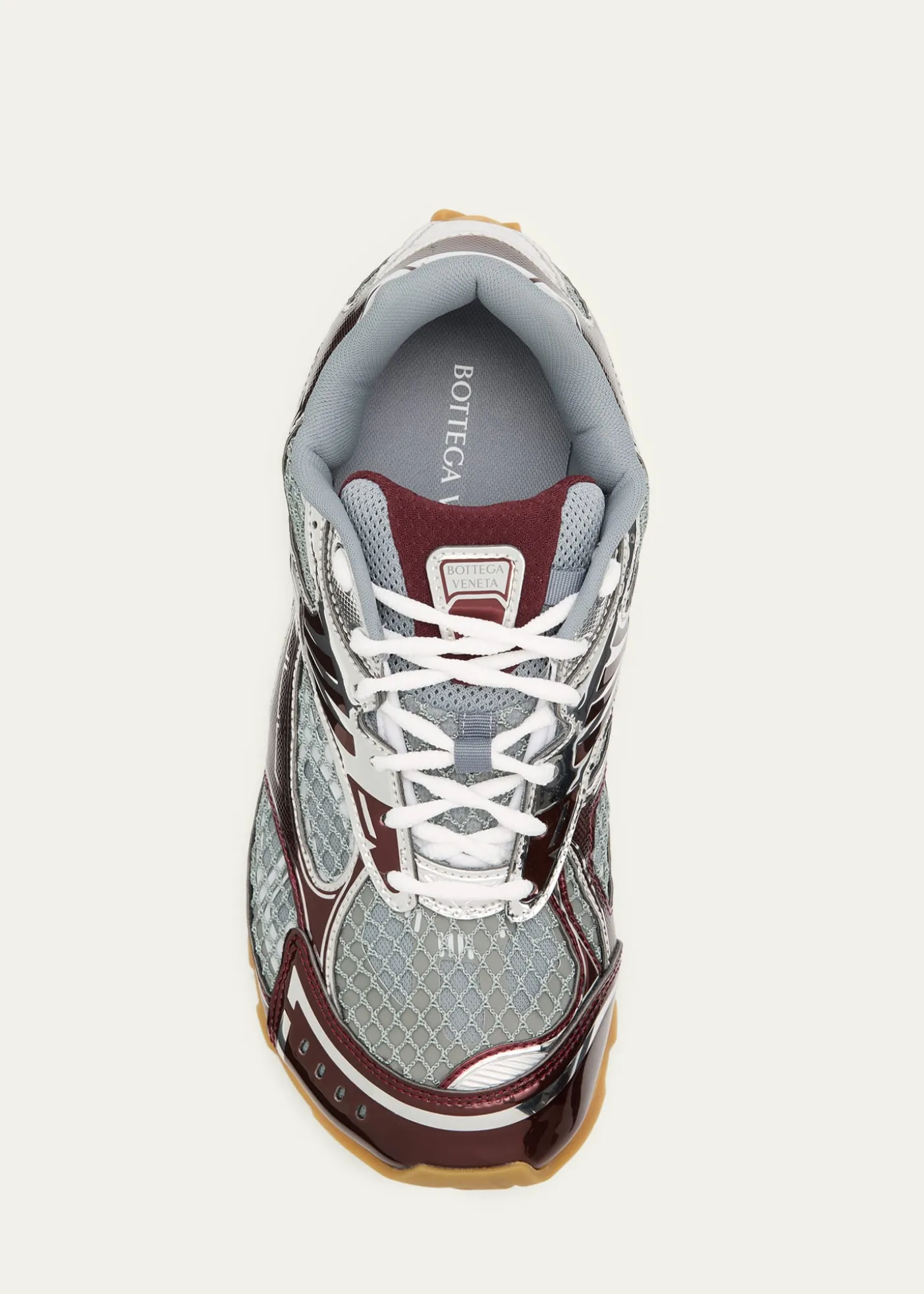 Bottega VenetaMen's Orbit Technical Fishnet Sneakers