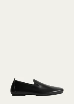 Bottega VenetaMen's Rocco Nappa Leather Slippers