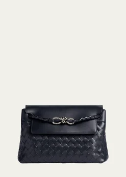 Bottega VenetaMen's Small Andiamo Leather Messenger Bag