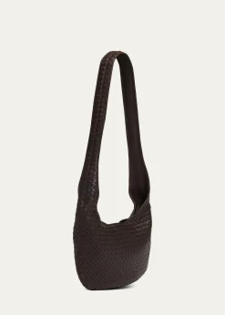 Bottega VenetaMen's Small Veneto Intrecciato Leather Shoulder Bag