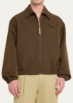 Bottega VenetaMen's Wool Blouson Jacket