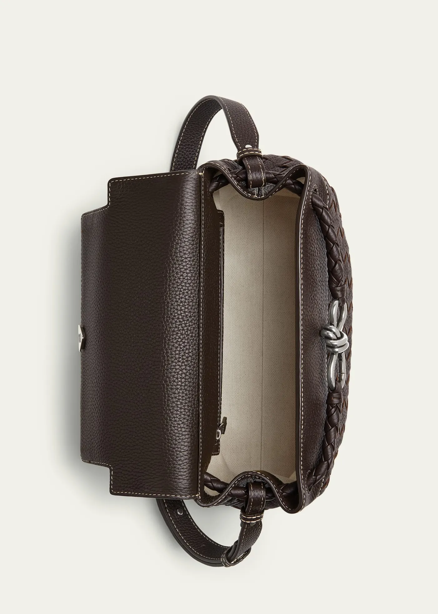 Bottega VenetaSmall Andiamo Intrecciato Leather Messenger Bag