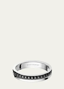 BoucheronBlack and White Gold Quatre Follies Band