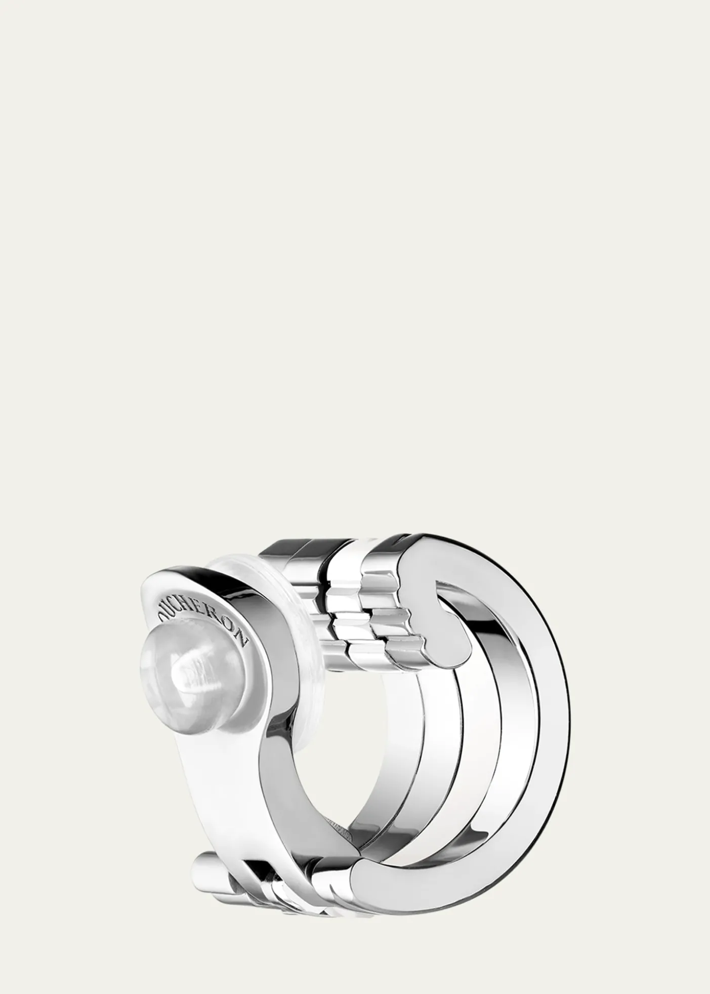 BoucheronQuatre Double White Edition Clip Earring, Single
