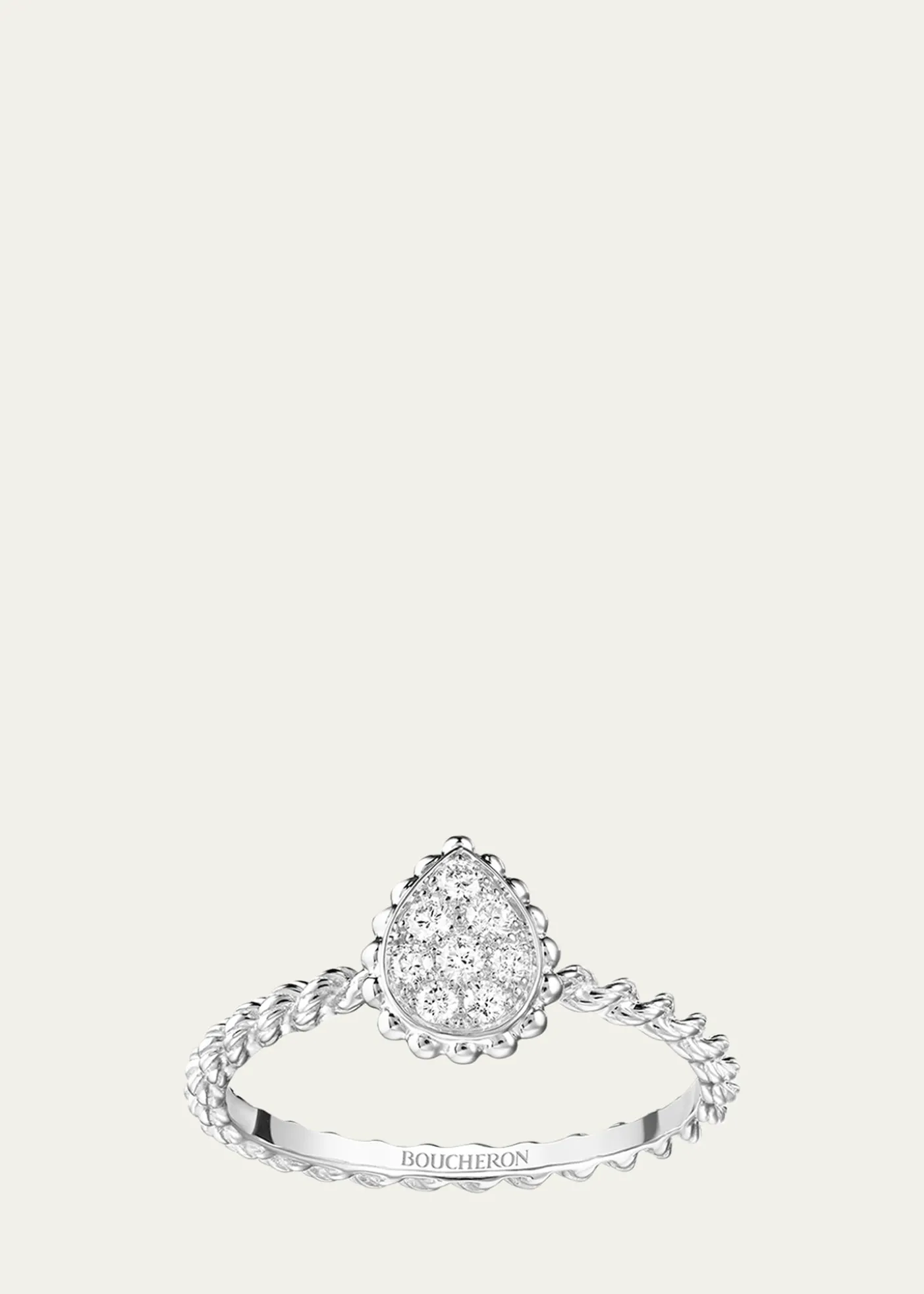 BoucheronSerpent Boheme Extra Small Motif Diamond Ring