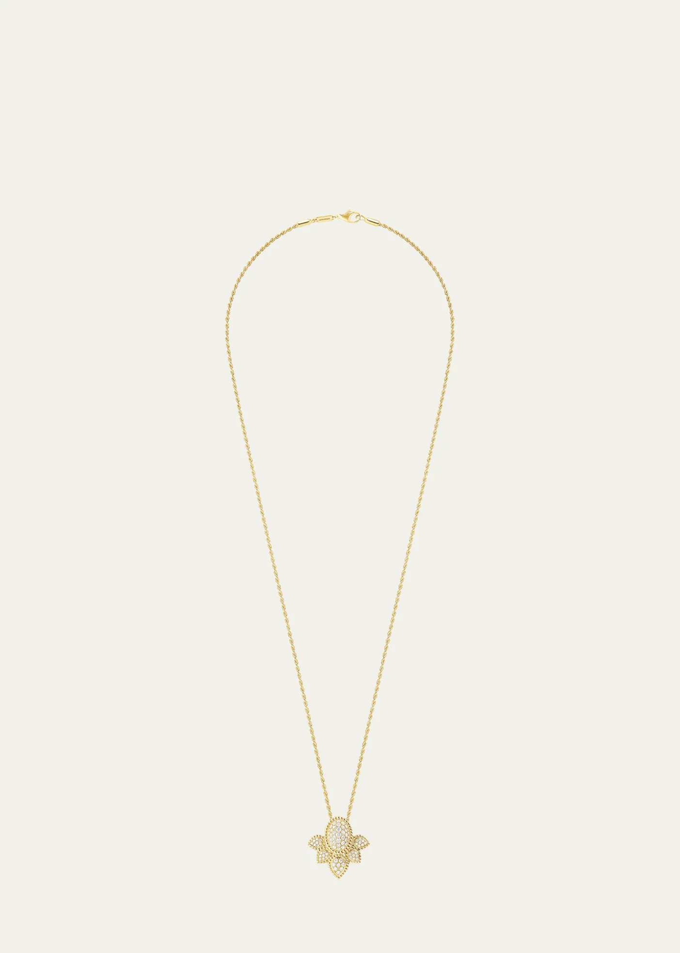 BoucheronSerpent Boheme 18K Yellow Gold Diamond Pendant Necklace