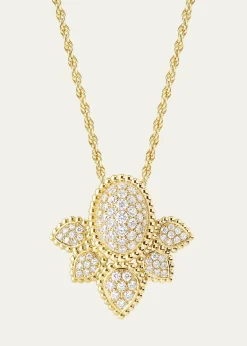 BoucheronSerpent Boheme 18K Yellow Gold Diamond Pendant Necklace