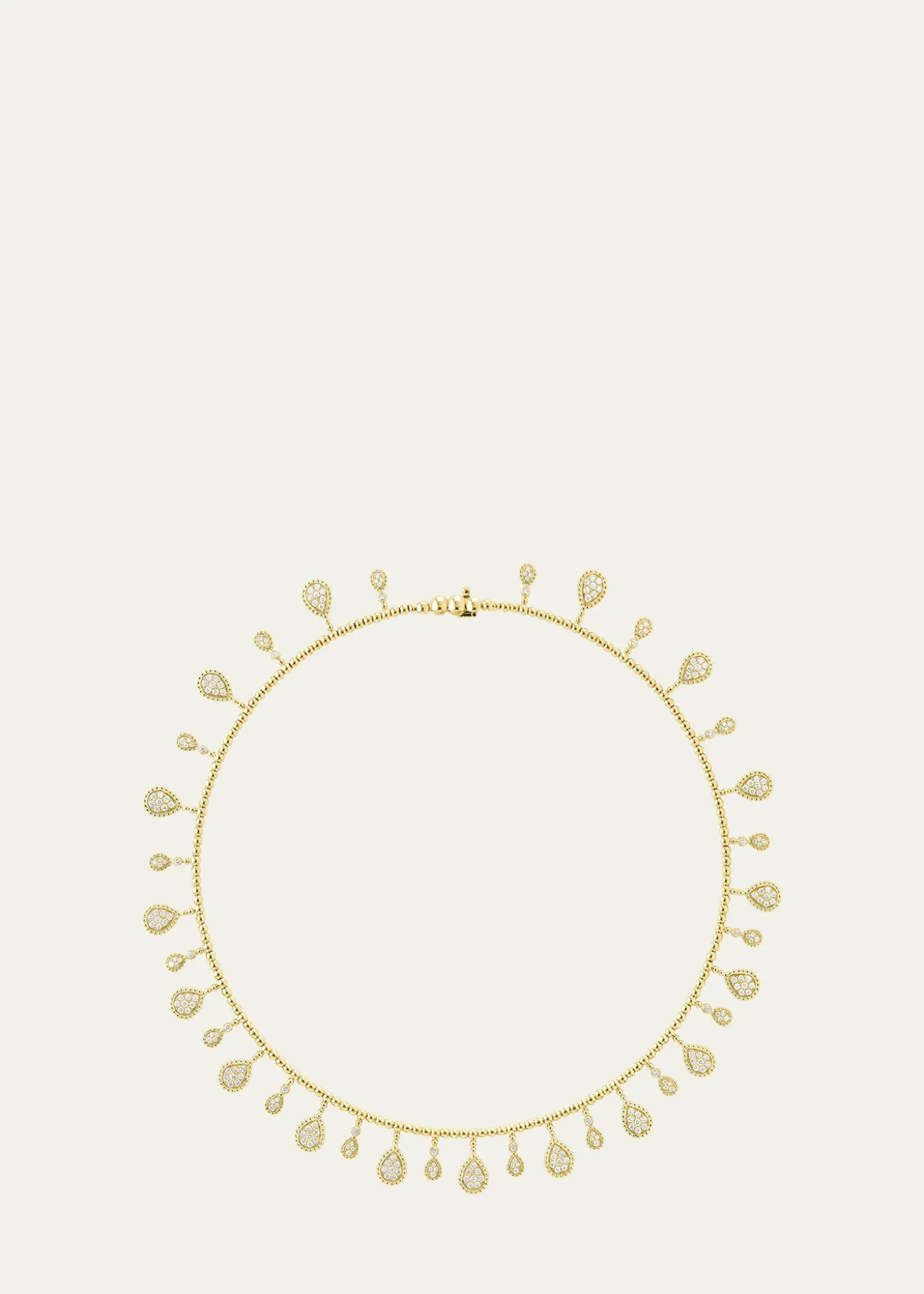 BoucheronSerpent Boheme 18K Yellow Gold 35 Motif Diamond Necklace