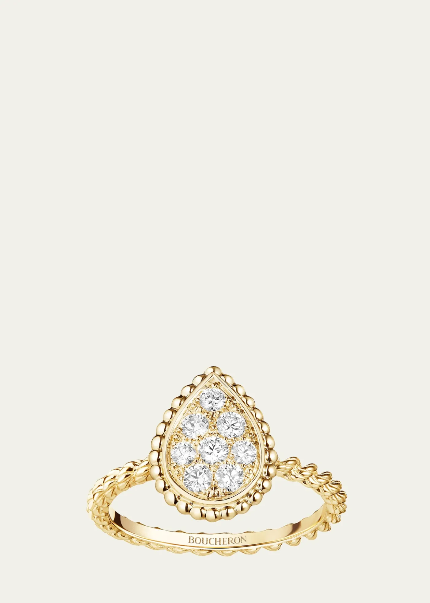 BoucheronSerpent Boheme S Motif Ring with Diamonds