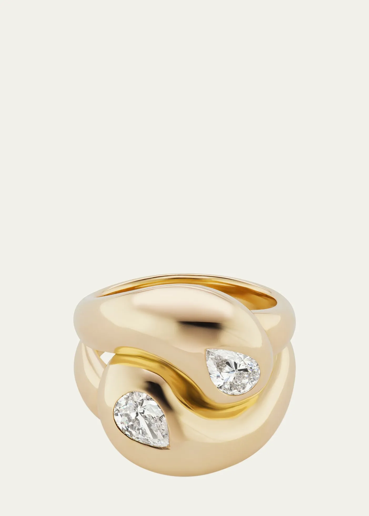 Brent NealePear Diamond Knot Ring