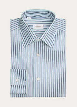 BrioniMen's Cotton Multi-Stripe Dress Shirt
