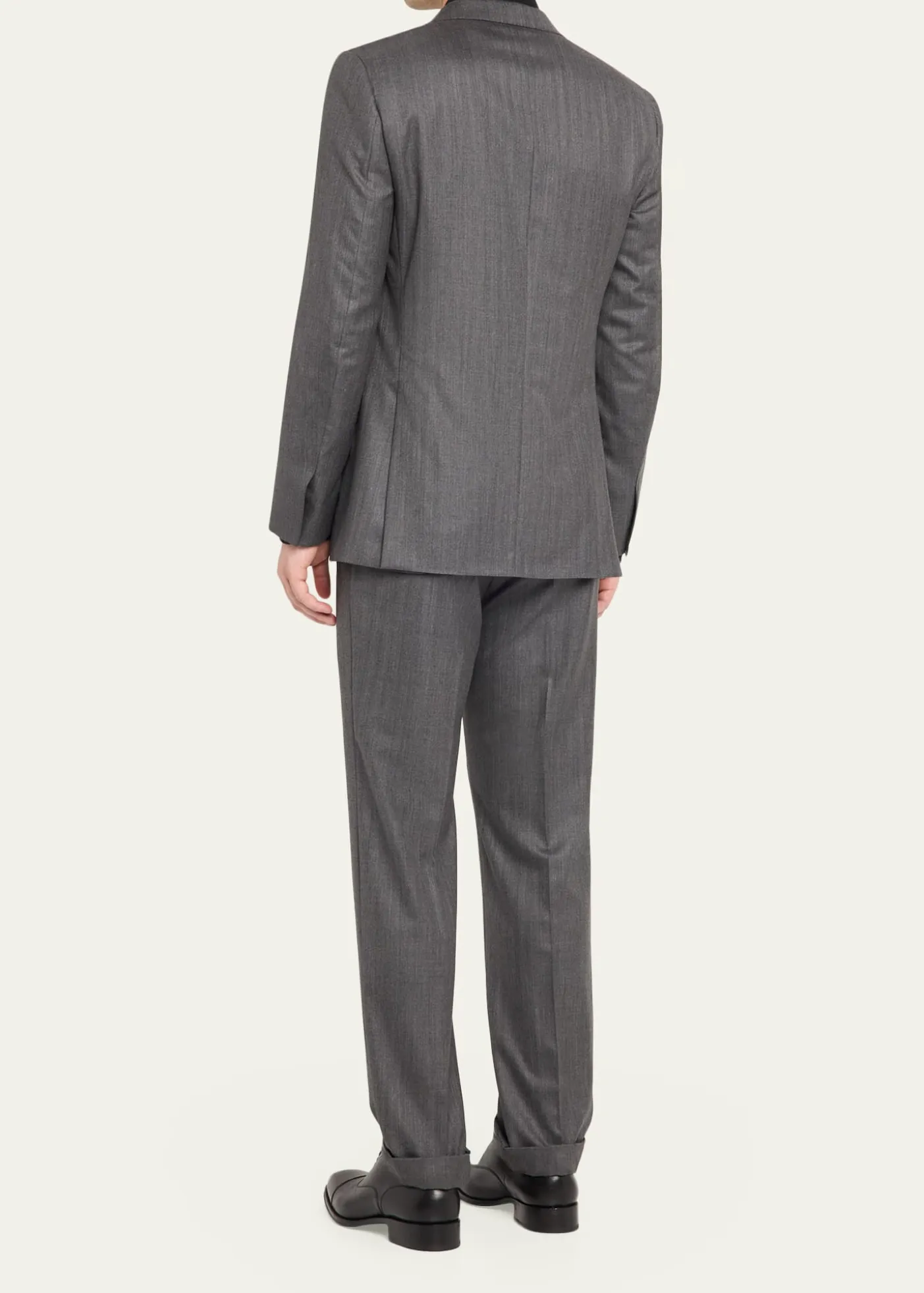 BrioniMen's Tonal Herringbone Wool-Silk Two-Piece Suit