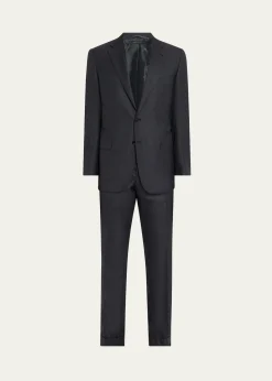 BrioniMen's Wool and Silk Tonal Check Two-Piece Suit