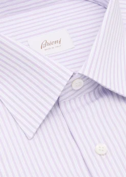 BrioniMen's Cotton Stripe Dress Shirt