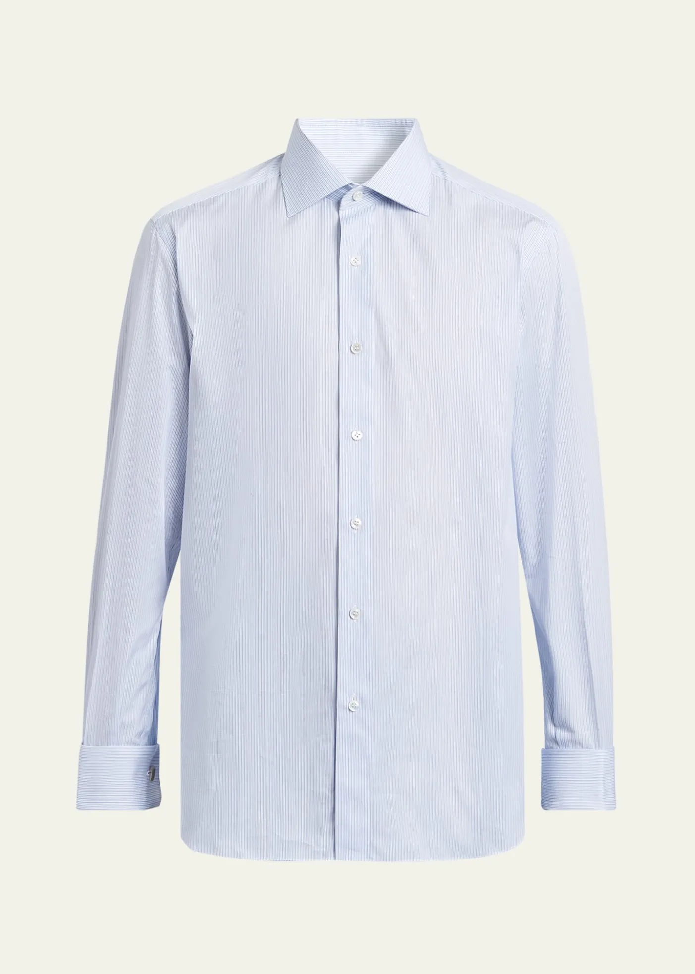 BrioniMen's Fine-Stripe Cotton Sport Shirt