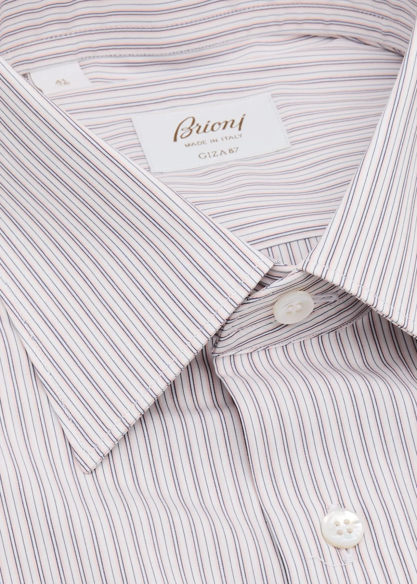 BrioniMen's Giza 87 Cotton Multi-Stripe Dress Shirt