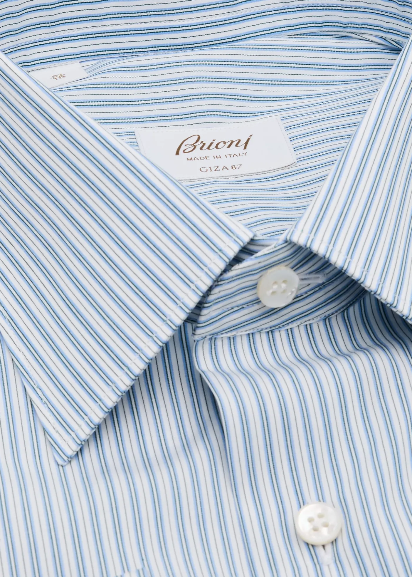 BrioniMen's Giza 87 Cotton Multi-Stripe Dress Shirt