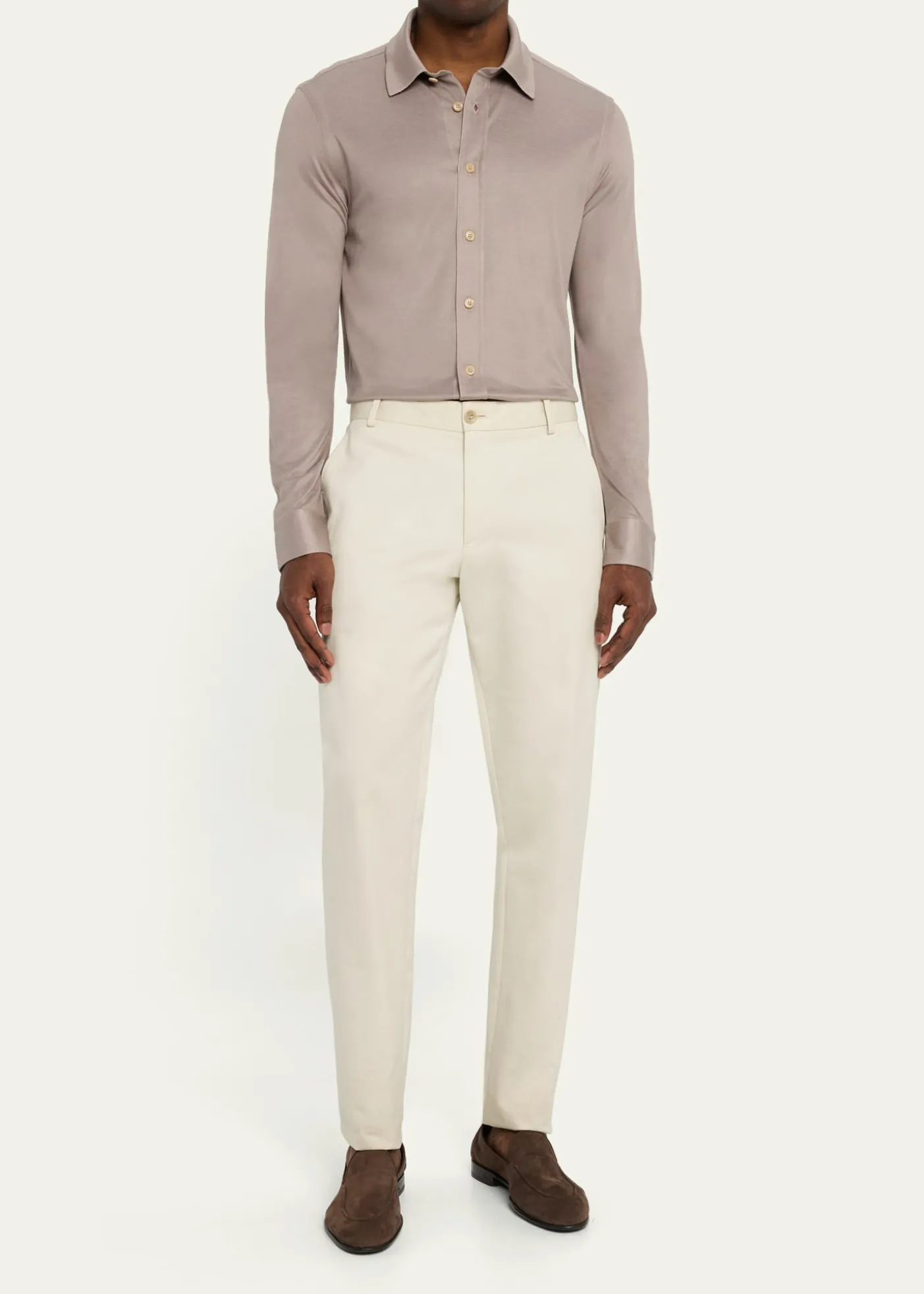 BrioniMen's Silk Pique Sport Shirt