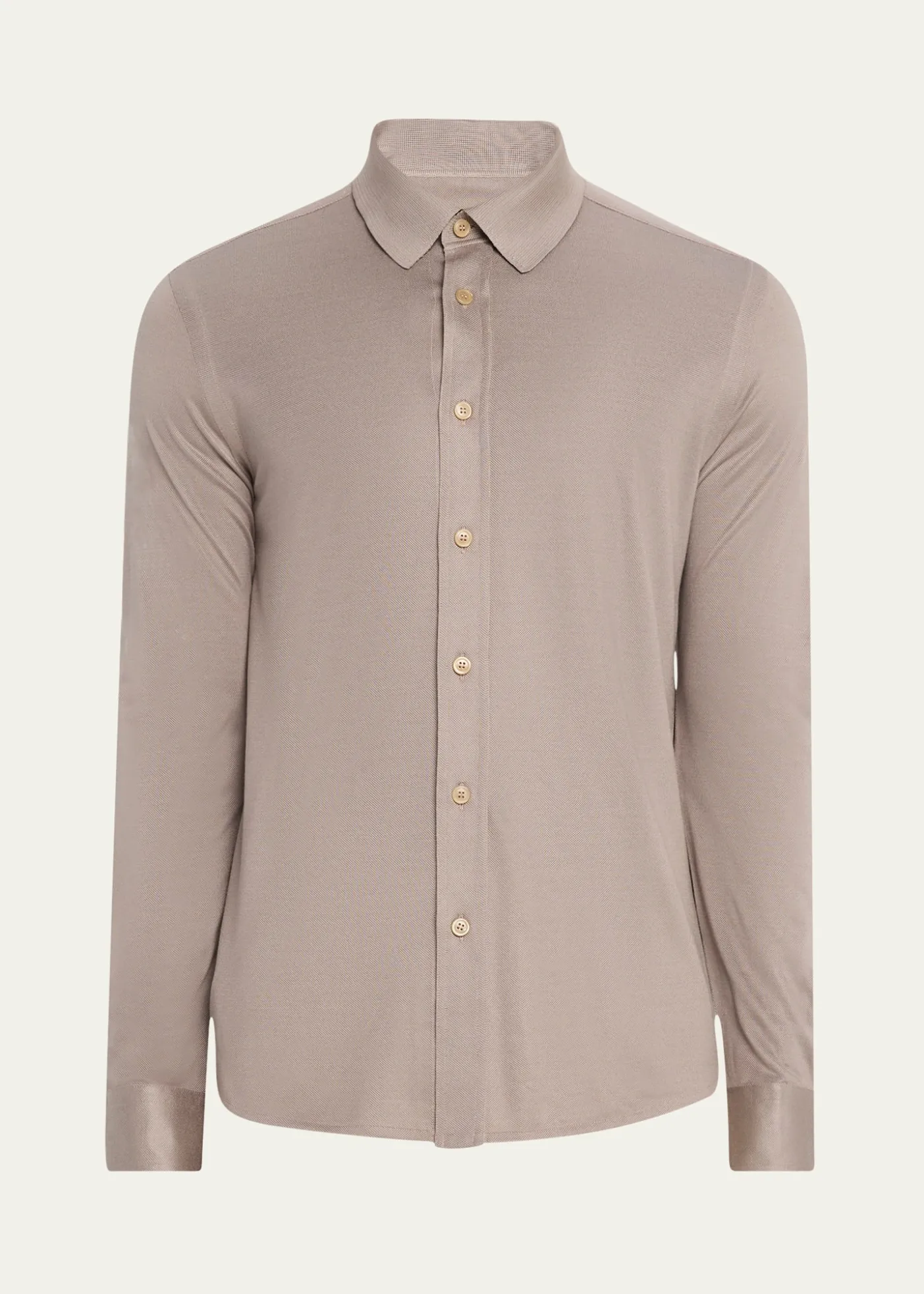 BrioniMen's Silk Pique Sport Shirt