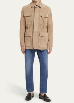 BrioniMen's Suede Field Jacket