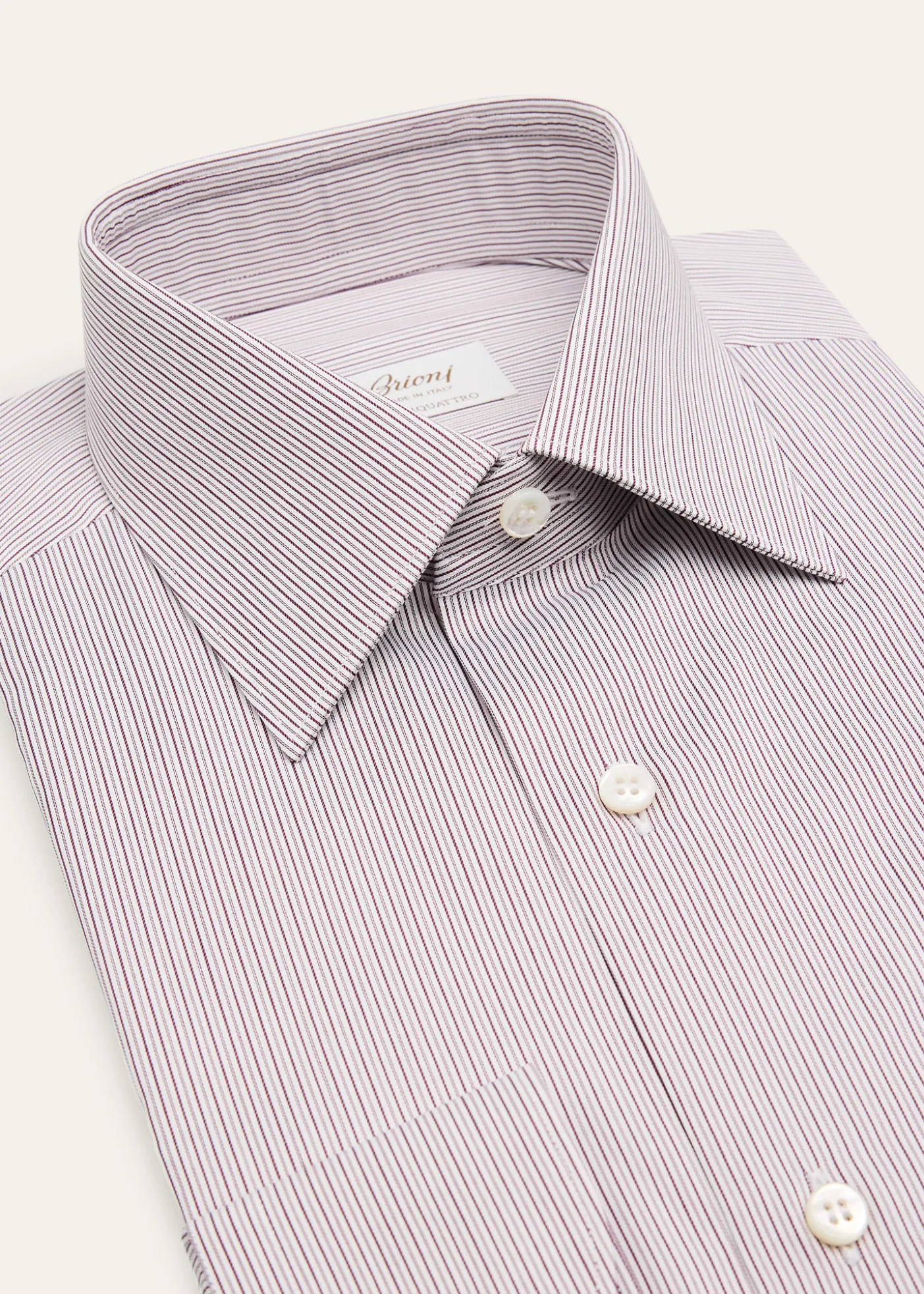 BrioniMen's Ventiquattro Cotton Multi-Stripe Dress Shirt