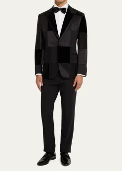 BrioniMen's Virgilio Patchwork Dinner Jacket