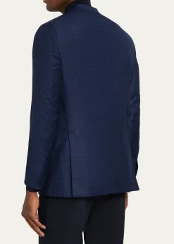 BrioniMen's Wool Plaid Single-Breasted Sport Coat