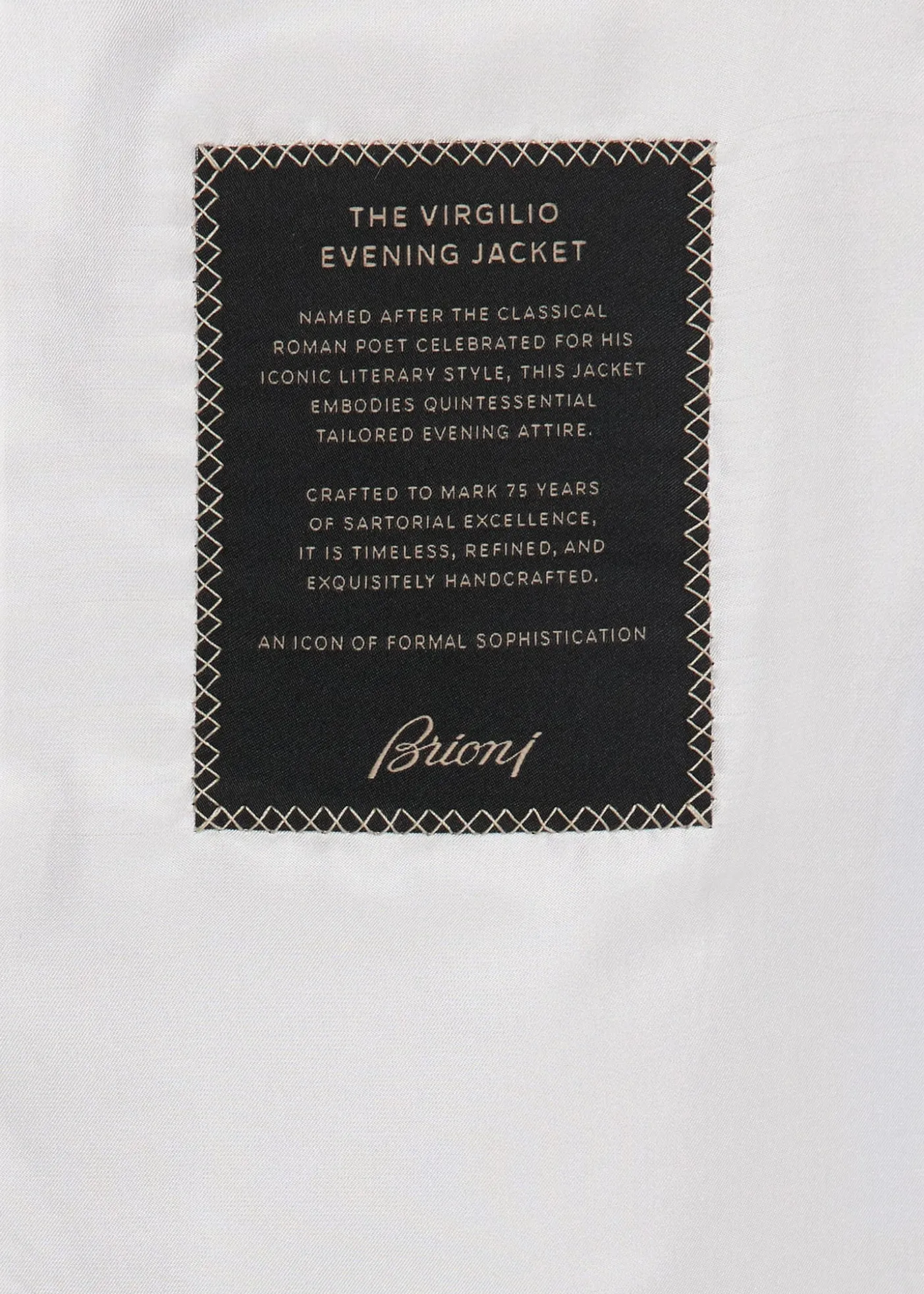 BrioniMen's WWX 80th Anniversary Virgilio Dinner Jacket