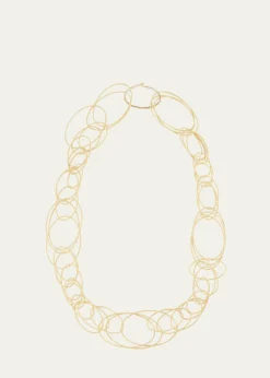 BuccellatiHawaii 18K Yellow Gold Oval Link Necklace