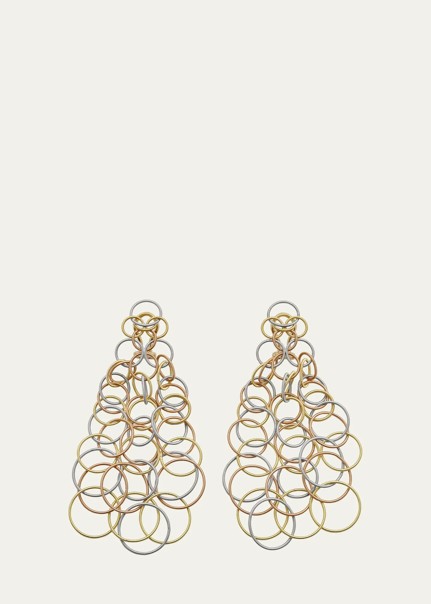 Buccellati18K Hawaii Long Pendant Earrings, 9.5cm
