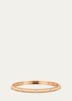 BuccellatiMacri Bombé Bangle, Rose Gold, 5mm