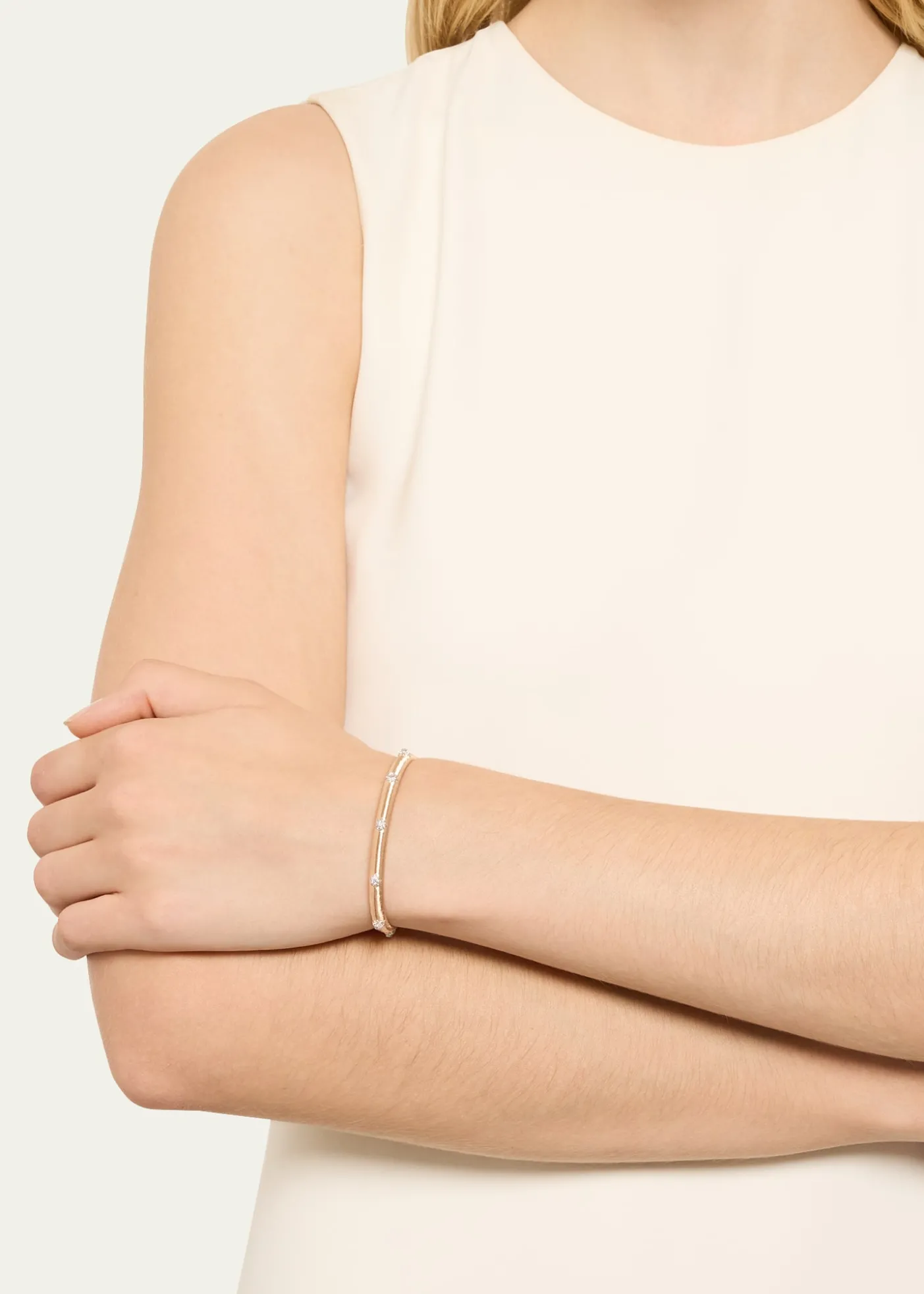 BuccellatiMacri Bombé Bangle, Rose Gold, 5mm