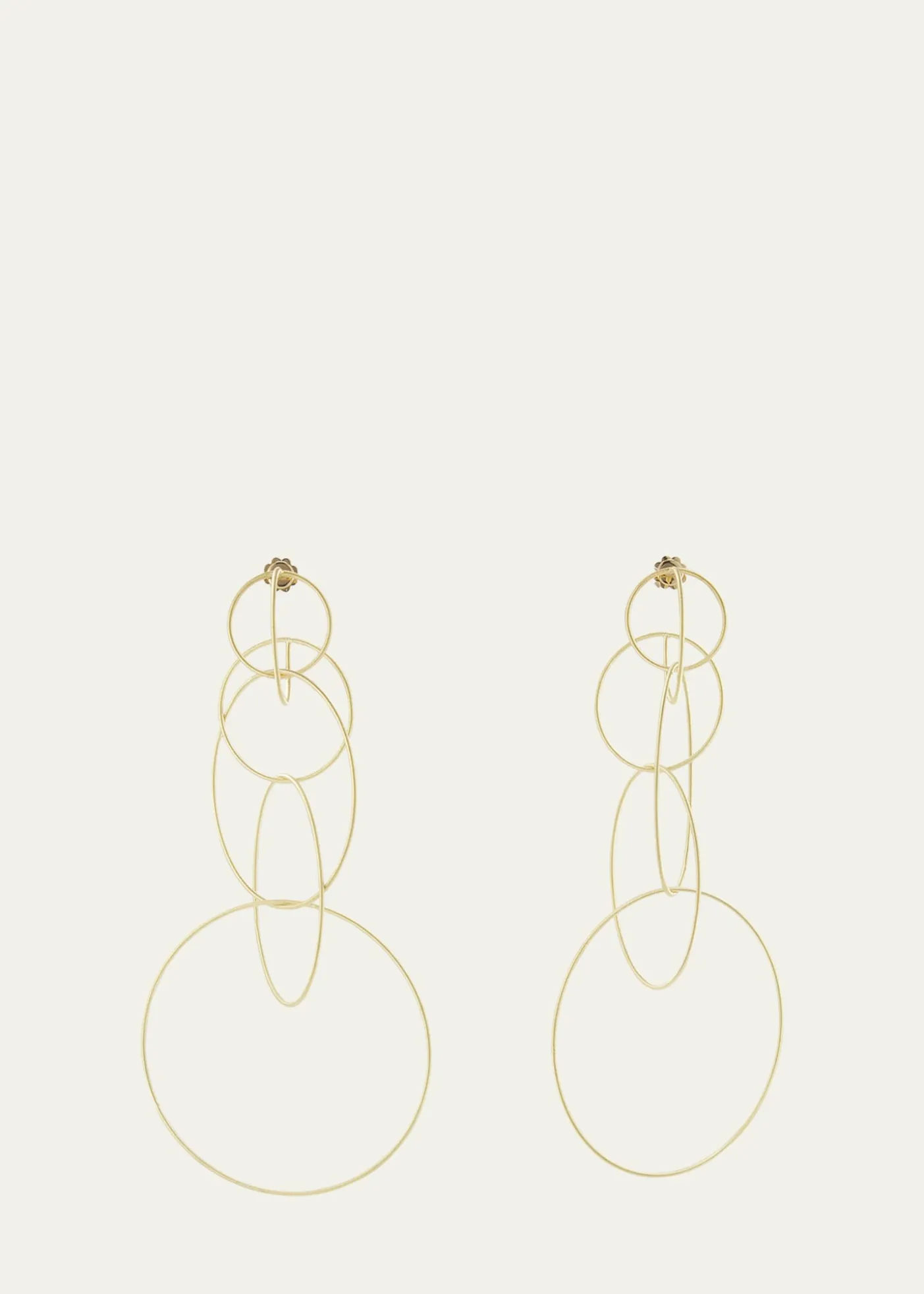 BuccellatiWaikiki 18K Yellow Gold Circle Drop Earrings