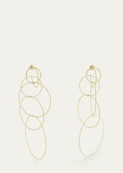 BuccellatiWaikiki 18K Yellow Gold Circle Drop Earrings