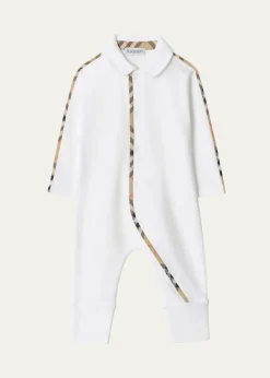 BurberryKid's Hamilton Stretch Cotton Three-Piece Gift Set, Size 18M