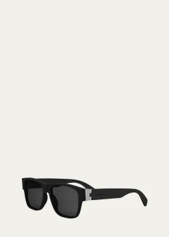 BVLGARIAluminum Geometric Sunglasses